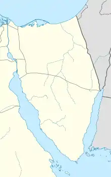 July 2015 Sinai clashes is located in Sinai