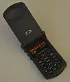 An analogue StarTAC phone
