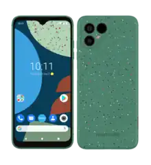 The front and the back side of a Fairphone 4