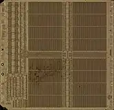 Die shot of Hitachi HD61914 SRAM.