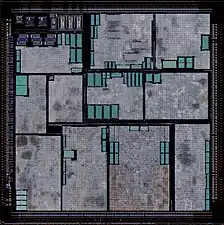 Die shot of the Kyro chipset